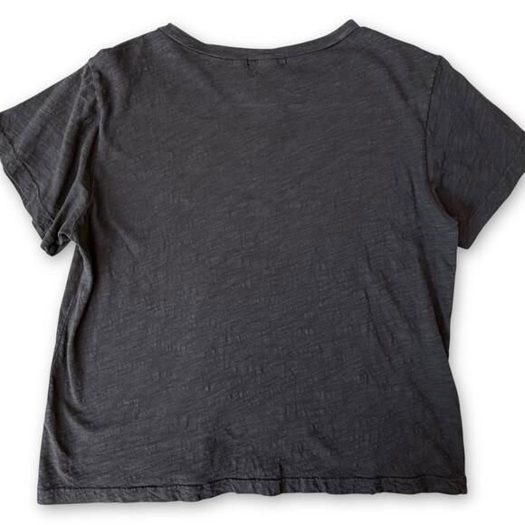 LNA Revolve Double Cut Slub Tee M Charcoal Gray‎ SoftGrunge CoolGirl Minimalist - Picture 7 of 7